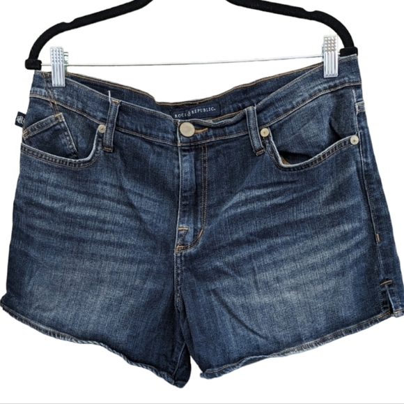 Rock & Republic | Kimber high rise denim shorts Size 16 EUC - Picture 2 of 10